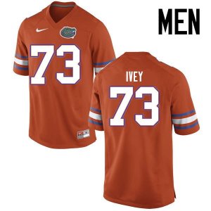 Men's Florida Gators #73 Martez Ivey NCAA Nike Orange Authentic Stitched College Football Jersey YRJ5262AF